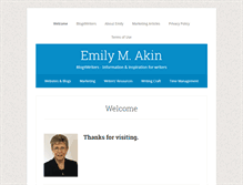 Tablet Screenshot of emilyakin.com
